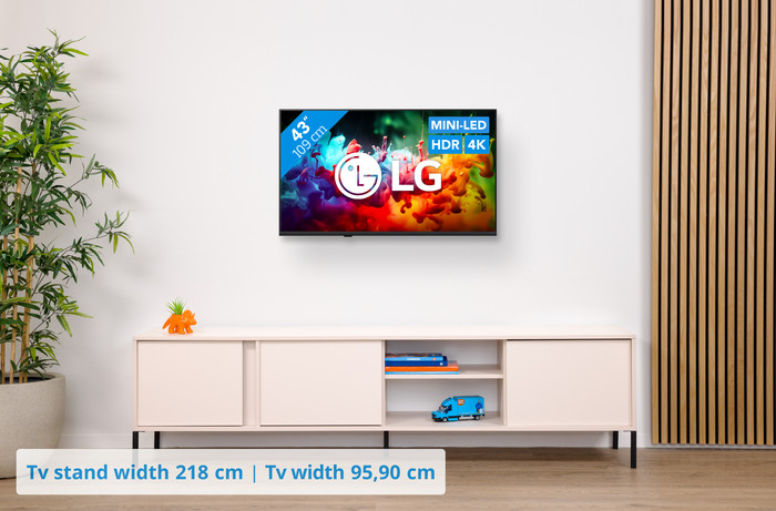 LG Mini-LED 43 inches QNED71 (2026) visual Coolblue 1