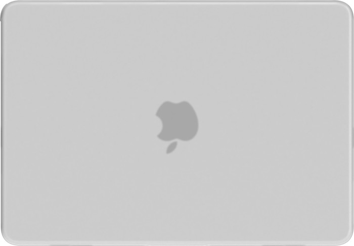 BlueBuilt Hardcase Transparant Mat voor Apple MacBook Neo product in gebruik