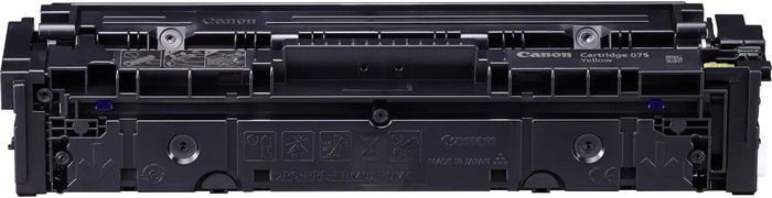 Canon 075 toner geel achterkant