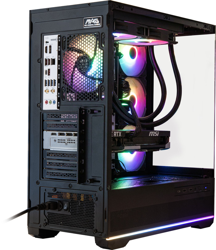 Cobalt x Powered by MSI - Tier 2 - RTX 5070 Ti - Ryzen 7 7800X3D - 32 Go - 2 To SSD arrière