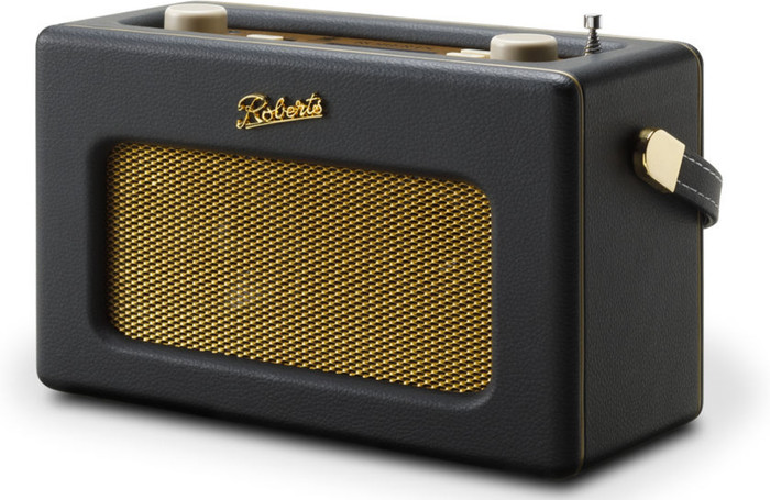 Roberts Radio Revival iStream 3L Zwart voorkant