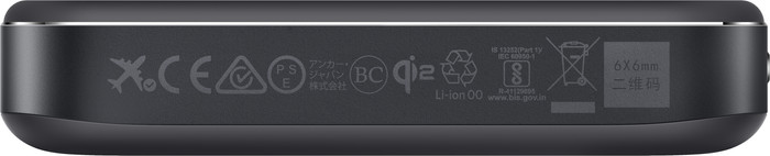 Anker MagGo Slim Batterie Externe Sans Fil avec MagSafe et Qi2 10 000 mAh avec Charge Rapide Noir arrière