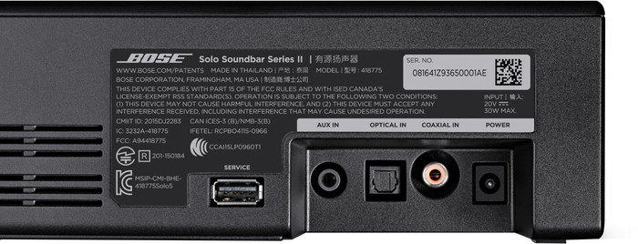 Bose Solo 2 Soundbar null