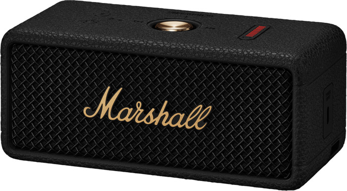 Marshall Emberton III BT Black & Brass côté gauche