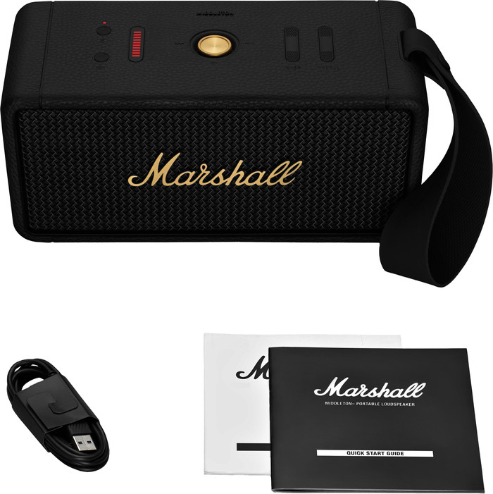 Marshall Middleton Black & Brass Lot de 2 accessoire