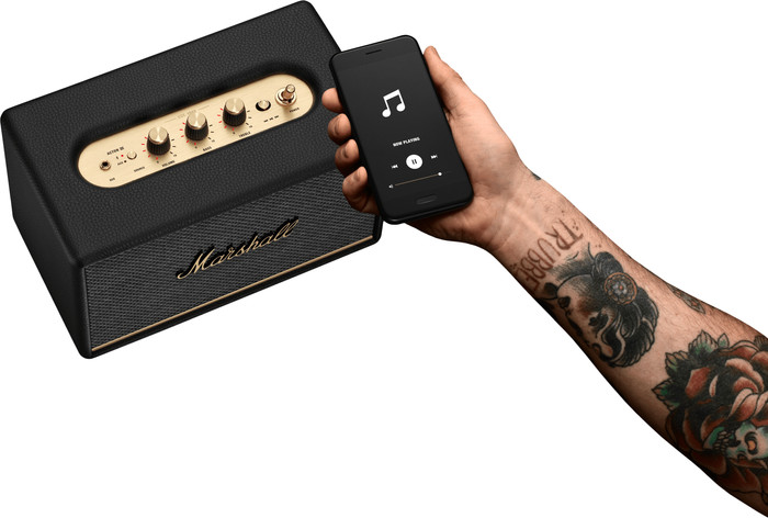 Marshall Acton III BT Zwart product in gebruik