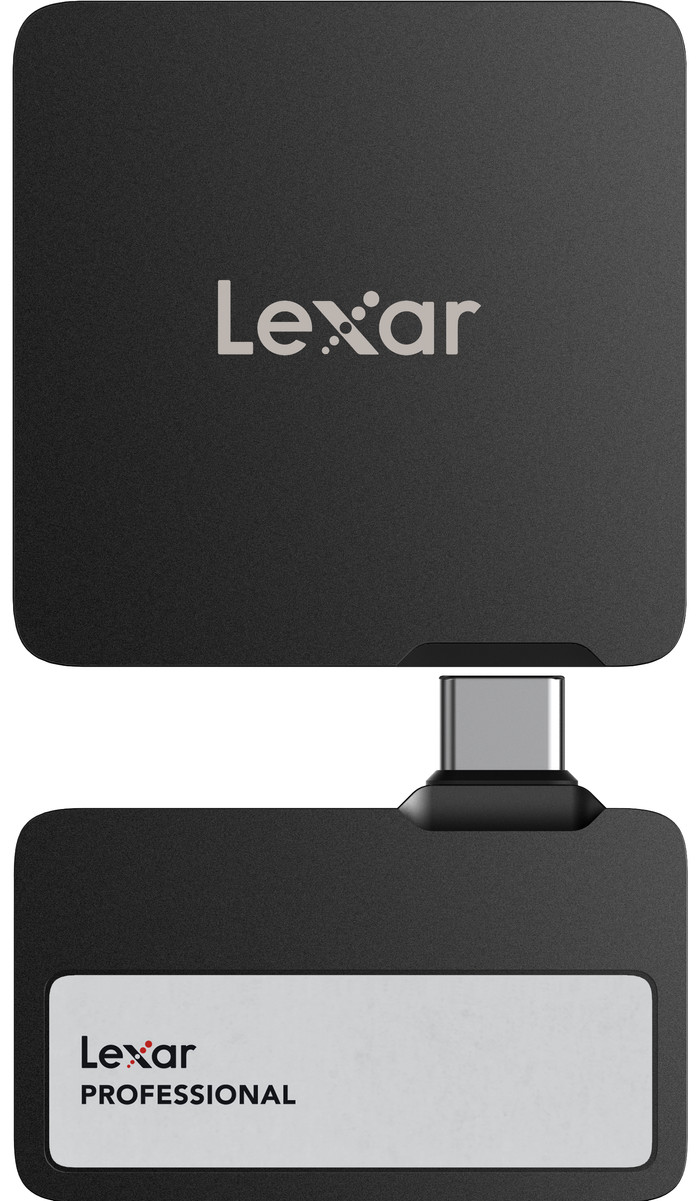 Lexar Go SSD Portable SL400 2 To + Hub avant