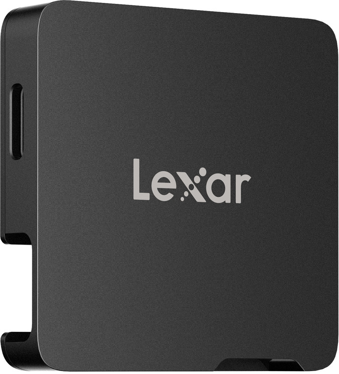 Lexar Go SSD Portable SL400 1 To + Hub côté gauche