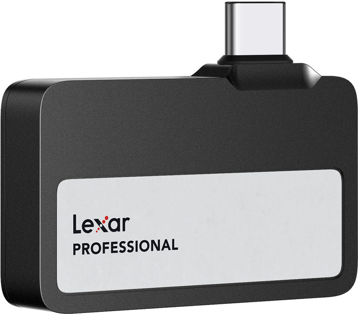 Lexar Go SSD Portable SL400 1 To + Hub côté gauche
