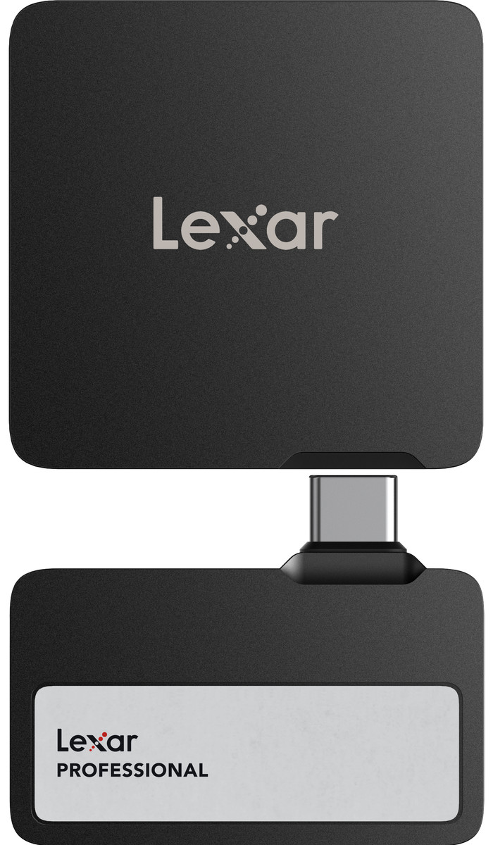 Lexar Go SSD Portable SL400 1 To + Hub avant