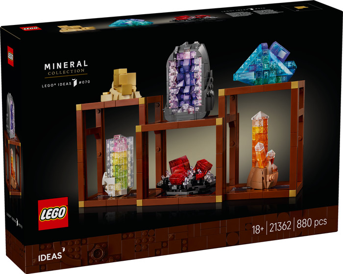 LEGO Ideas Mineralenverzameling 21362 verpakking