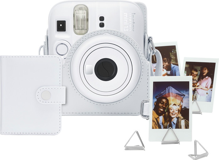 Fujifilm Instax Mini 13 Kit d'Accessoires Clay White avant