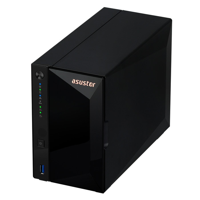 ASUSTOR AS3302T v2 + Seagate IronWolf 4TB right side