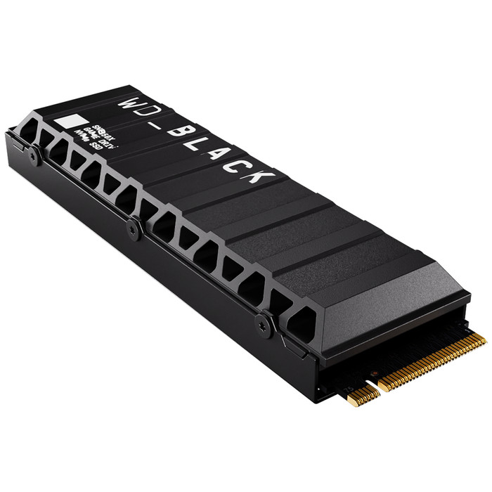 WD Black SN850X 8TB NVMe SSD right side