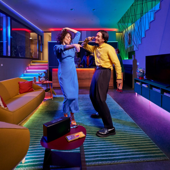 WiZ LED Light Strip - Colored Light - 10m product in use