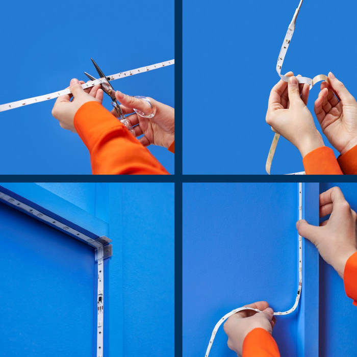 WiZ LED Ruban Lumineux - Lumière Colorée - 2x5 Mètres produit à l'usage