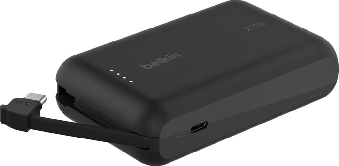 Belkin BoostCharge Batterie Externe avec Power Delivery 10 000 mAh Noir Main Image