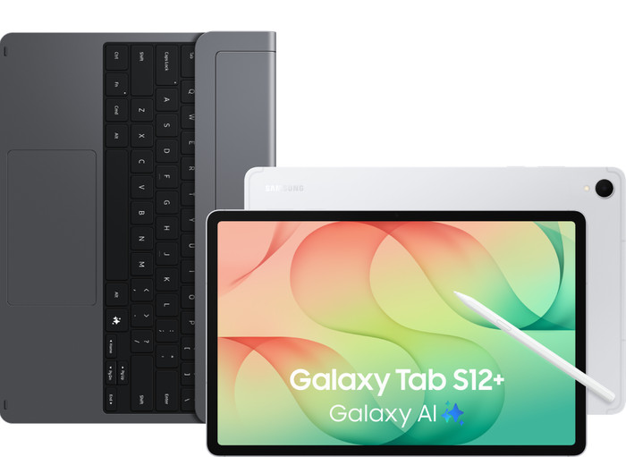Samsung Galaxy Tab S12 Plus 12,6 Pouces 256 Go Wifi Gris + Clavier AZERTY Main Image
