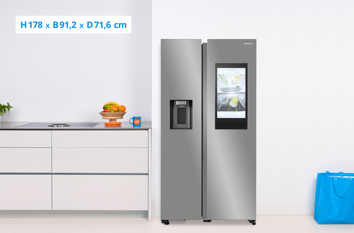 Samsung RS6HA8891SL Family Hub visual Coolblue 1