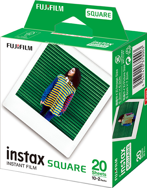Fujifilm Instax Square Film (20 Pièces) côté droit