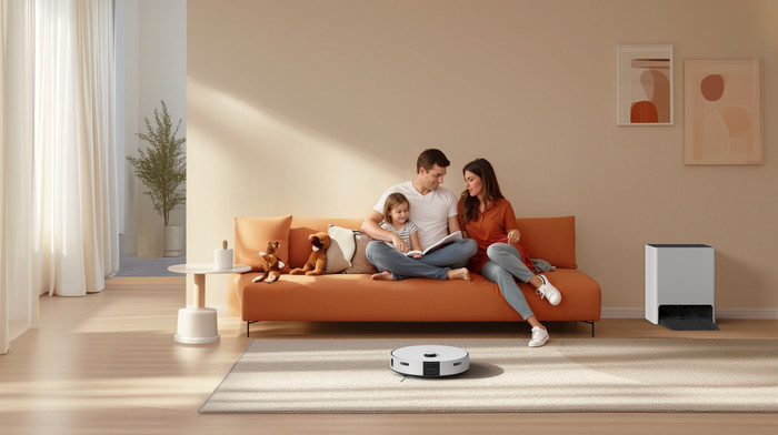 Samsung Bespoke Jet Bot Combo AI Steam product in gebruik