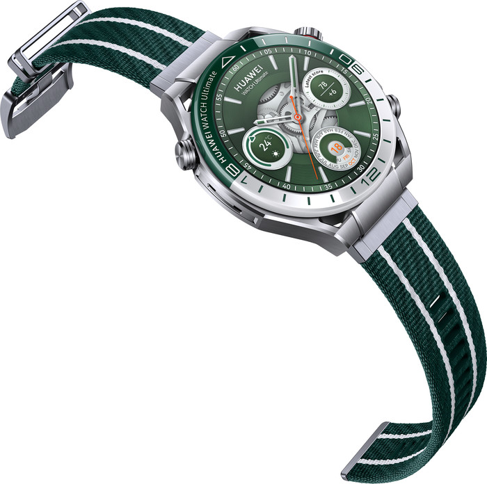 Huawei Watch Ultimate Vert côté gauche
