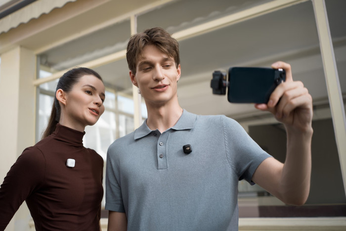 DJI Mic Mini Adaptateur Lightning produit à l'usage