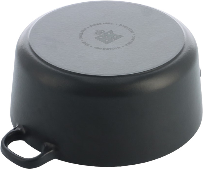 BK BOUR CastIron Braadpan 28 cm Earl Grey onderkant