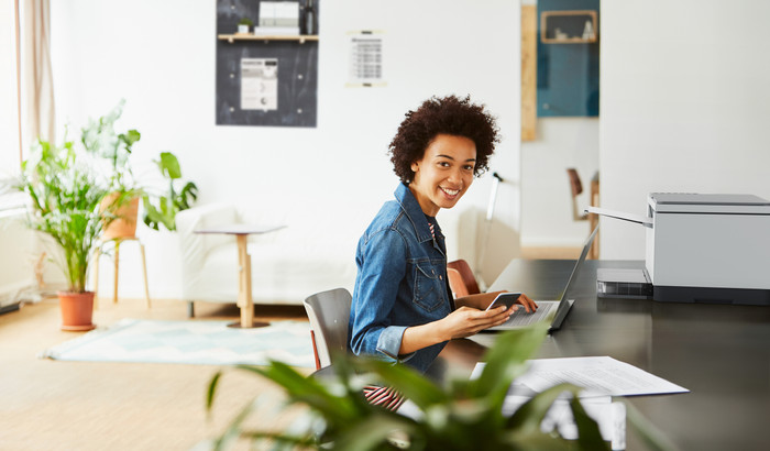 HP LaserJet M234d product in use