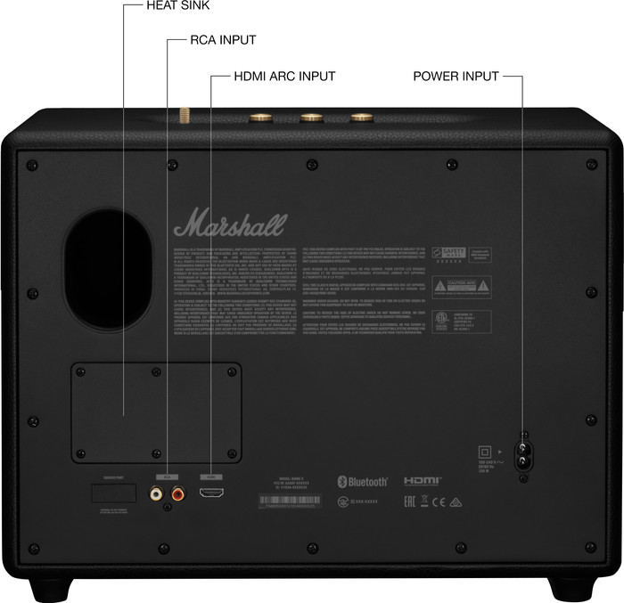 Marshall Woburn III BT Zwart product in gebruik