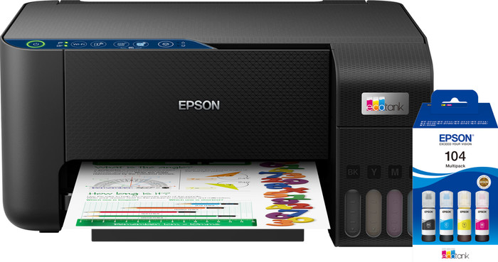 Epson EcoTank ET-2861 + 1 set extra inktflesjes Main Image
