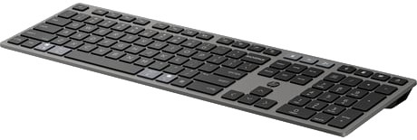 HP 720 Dual-Mode Wireless Keyboard Black AZERTY right side