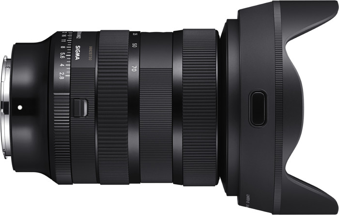 Sigma 24-70 mm f/2.8 DG DN II Art Sony Monture E côté gauche