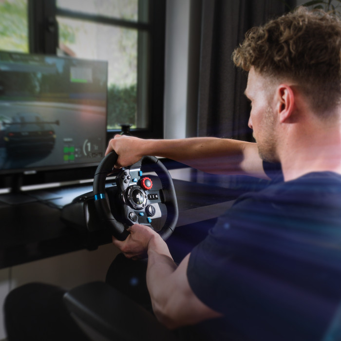 Logitech G29 Driving Force - Racing Wheel for PlayStation 5, PlayStation 4, and PC visual supplier