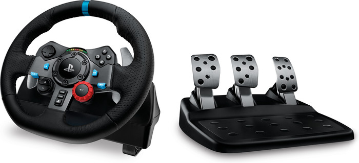 Logitech G29 Driving Force - Racing Wheel for PlayStation 5, PlayStation 4, and PC combined product