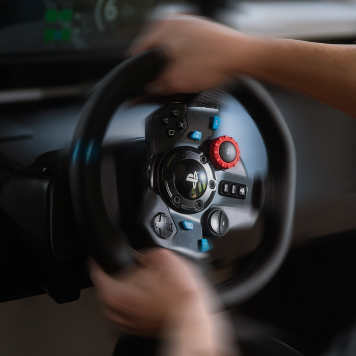 Logitech G29 Driving Force - Racing Wheel for PlayStation 5, PlayStation 4, and PC visual supplier