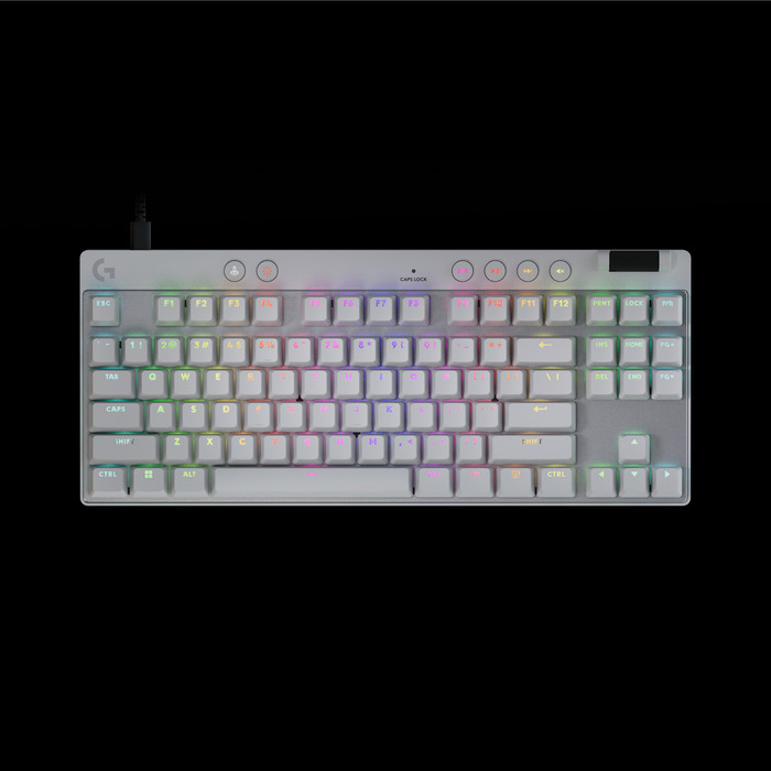 Logitech G Pro X TKL Rapid Gaming Keyboard White AZERTY visual supplier