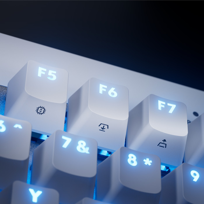Logitech G Pro X TKL Rapid Gaming Keyboard White AZERTY visual supplier