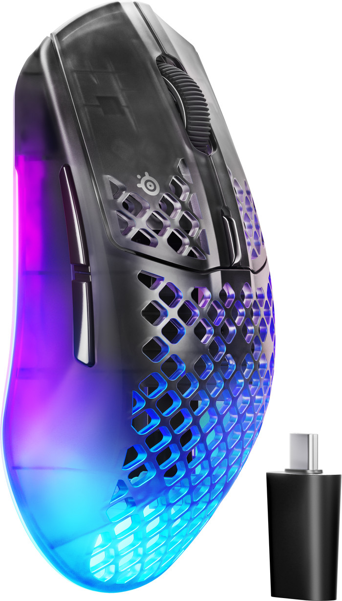 SteelSeries Aerox 3 Draadloze Gaming Muis Zwart accessoire