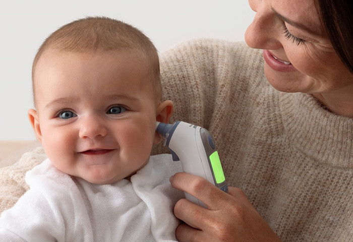 Braun ThermoScan 7 IRT6520WE product in gebruik