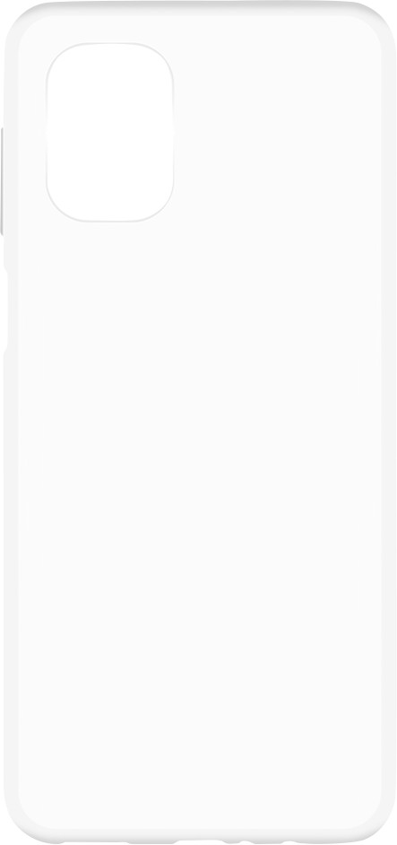 Just in Case Soft Design Motorola Moto G55 Back Cover Transparant achterkant