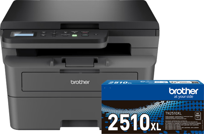 Brother DCP-L2627DWE + 1 extra black XL toner cartridge Main Image