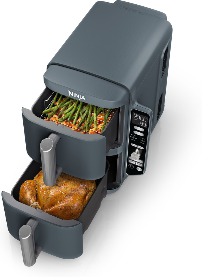 Ninja Double Stack XL Airfryer Blauw bovenkant