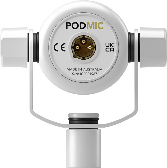 Rode Podmic Blanc arrière