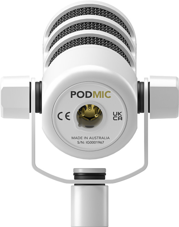 Rode Podmic Blanc arrière