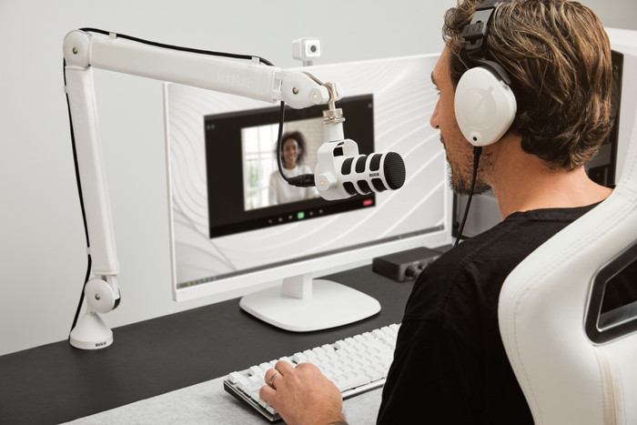 Rode Podmic Blanc produit à l'usage