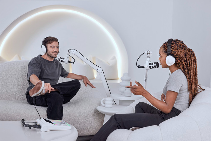 Rode Podmic Blanc produit à l'usage