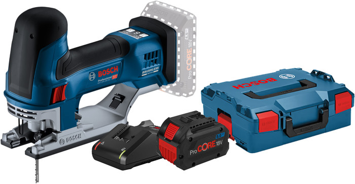 Bosch Professional GST 18 V-155 SC Batterie ProCORE 8,0 Ah Kit de Démarrage Main Image