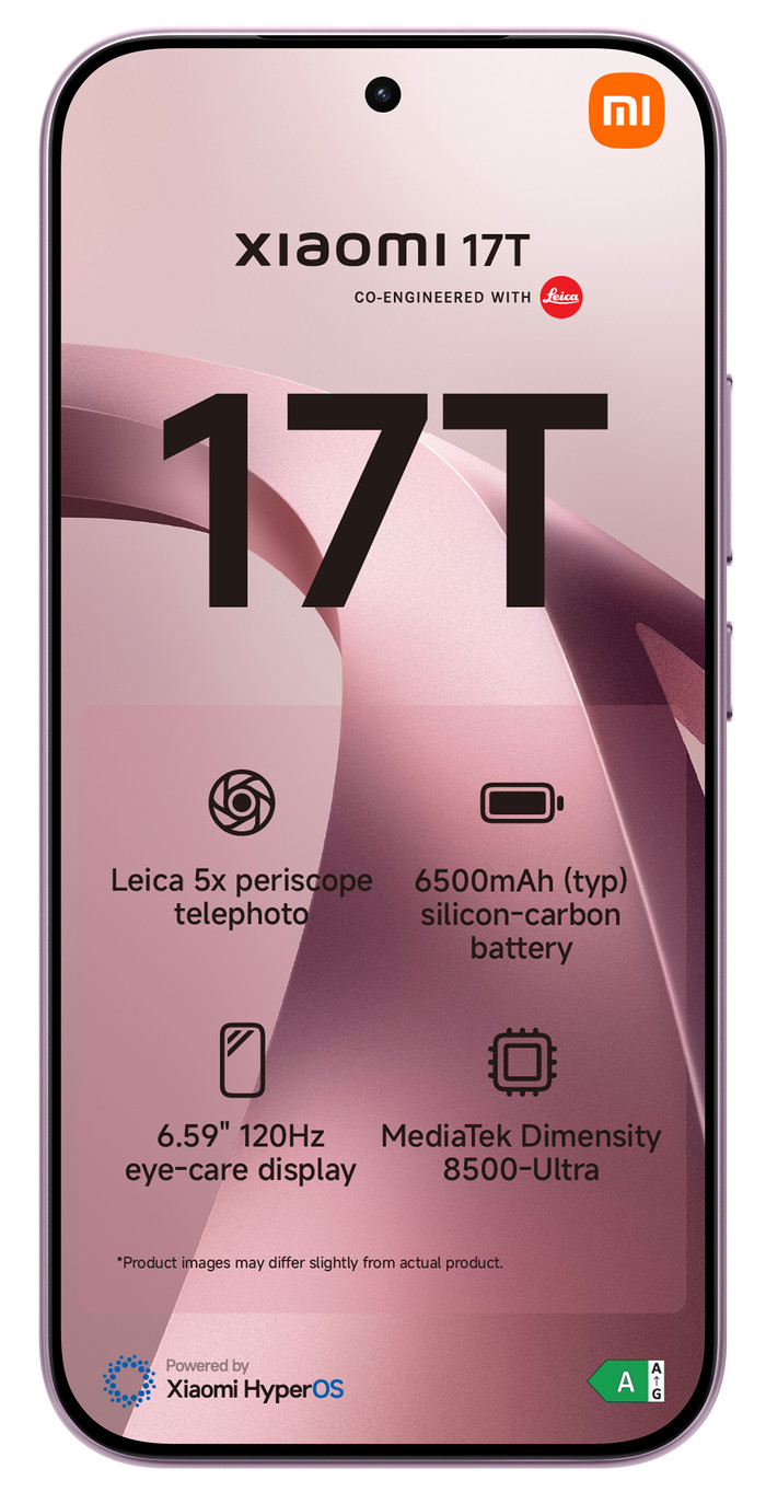 Xiaomi 17T 512GB Purple 5G front