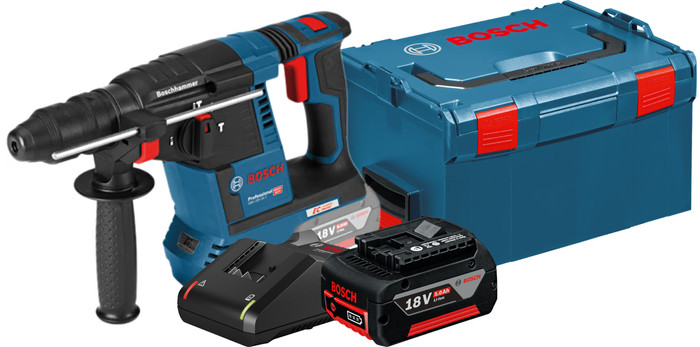 Bosch Professional GBH 18V-26 F 5.0Ah GBA Battery Starter Kit Main Image